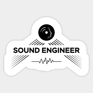 Sound Engineer Sticker